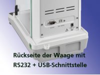 Analysenwaagen <br/> Typ KERN ACJ, eichfähig » <br>ACJ-Serie mit USB- und RS232-Schnittstelle » ACJ2