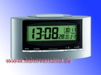 Solar-Funkuhr mit Thermometer