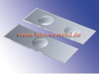 Microscope slides with moulds