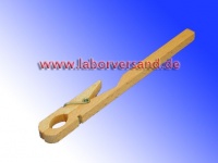 Reagenzglashalter aus Holz