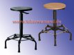 Lab stool with all-round footrest