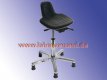 Lab stool with short backrest &raquo; <br>Aluminum base with chromed pneumatic spring &raquo; 4671.01A