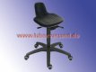 Lab stool with short backrest &raquo; <br>plastic base with black pneumatic spring &raquo; 4671.11