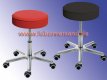 Swivel stool, padded <br />(aluminum base)
